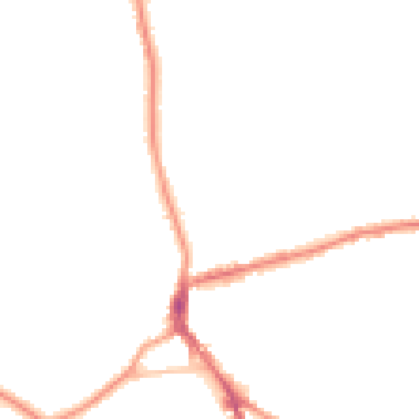 Night-time road noise heatmap for DY3 1QJ