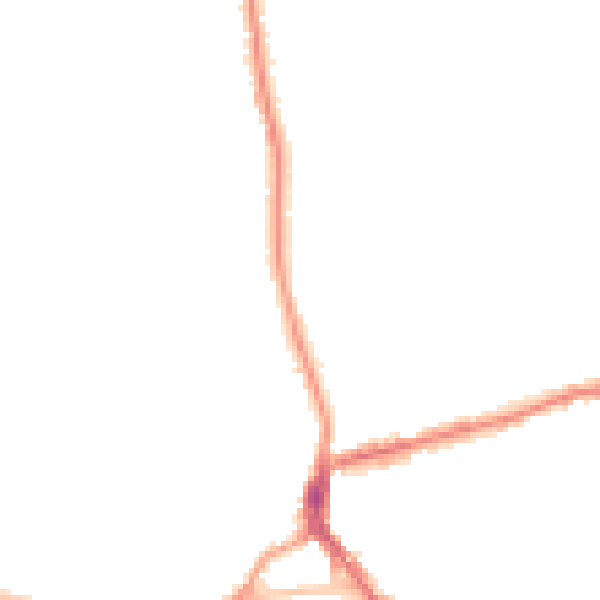 Night-time road noise heatmap for DY3 1RH