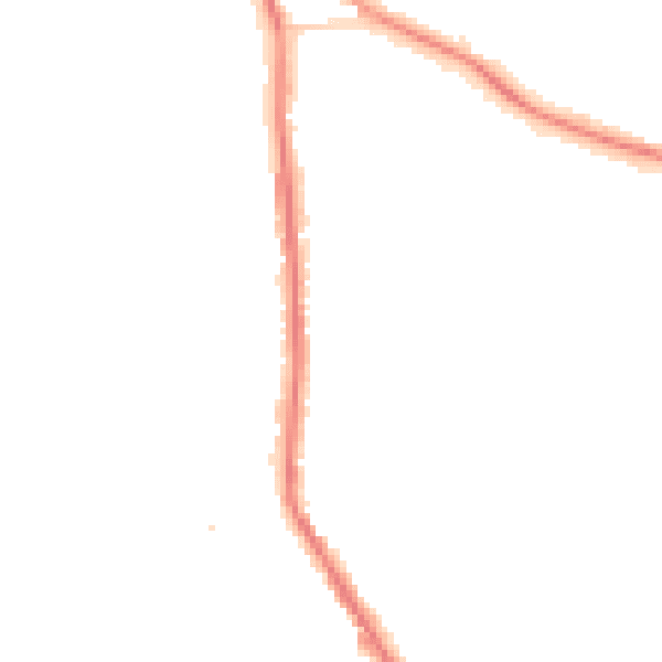 Night-time road noise heatmap for DY3 1SH