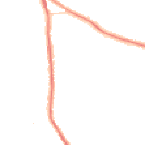 Night-time road noise heatmap for DY3 1SQ