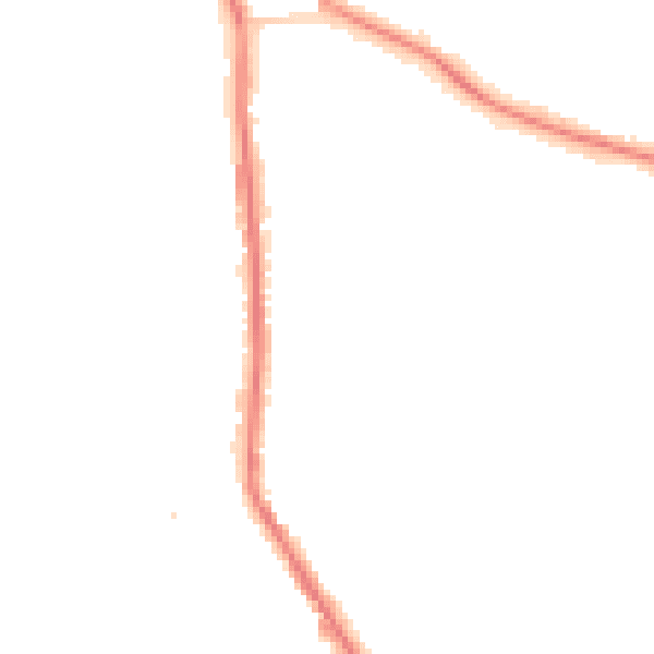 Night-time road noise heatmap for DY3 1SW