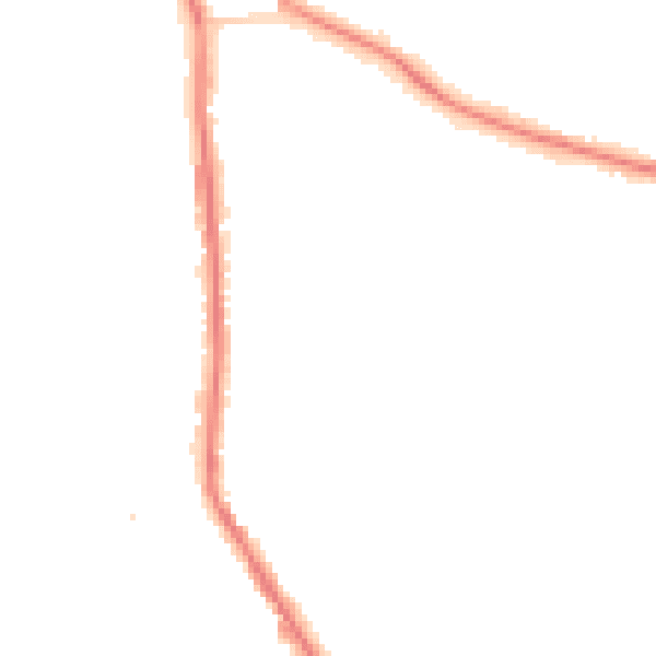 Night-time road noise heatmap for DY3 1TB