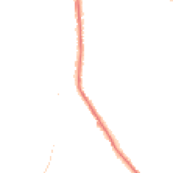 Night-time road noise heatmap for DY3 1XA