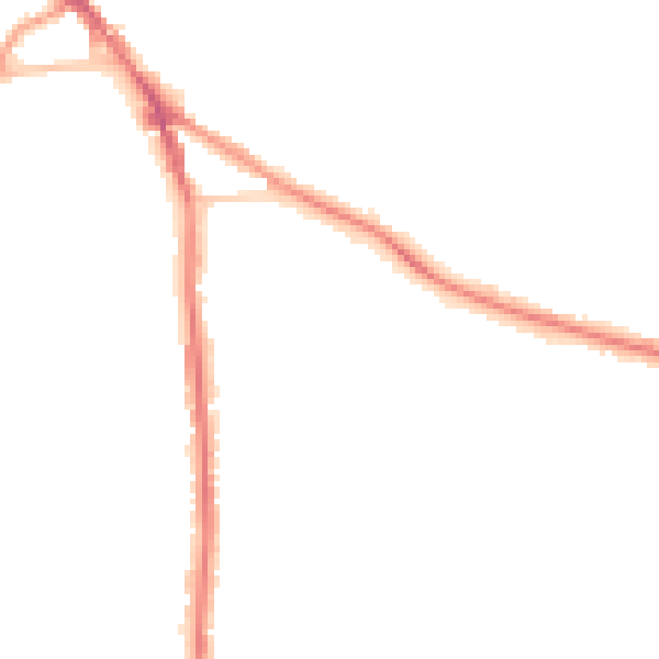 Night-time road noise heatmap for DY3 1YQ