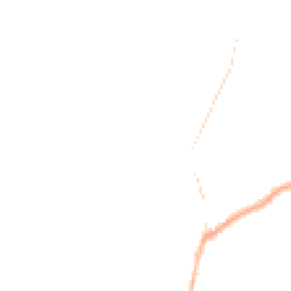 Night-time road noise heatmap for DY3 2EN