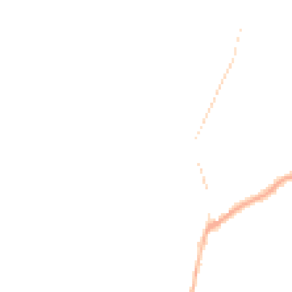 Night-time road noise heatmap for DY3 2EP