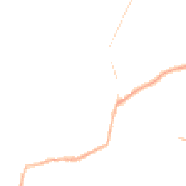 Night-time road noise heatmap for DY3 2EZ