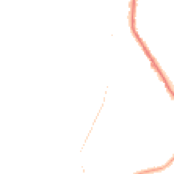 Night-time road noise heatmap for DY3 2JF