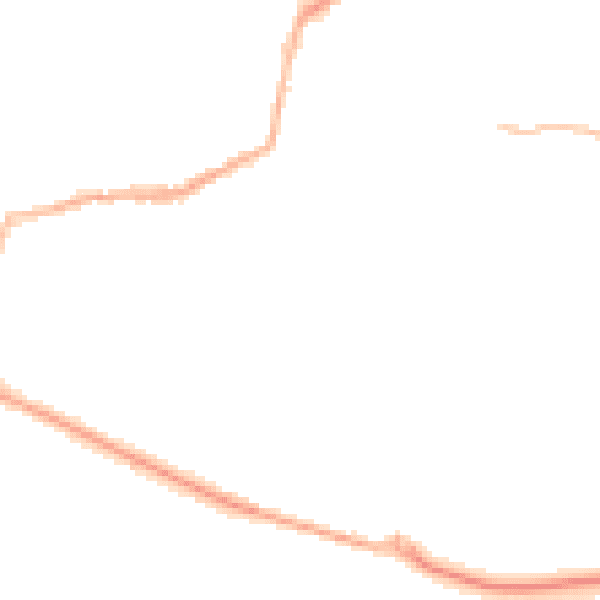 Night-time road noise heatmap for DY3 2QS