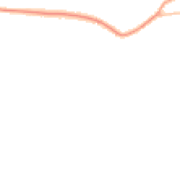 Night-time road noise heatmap for DY3 3LD