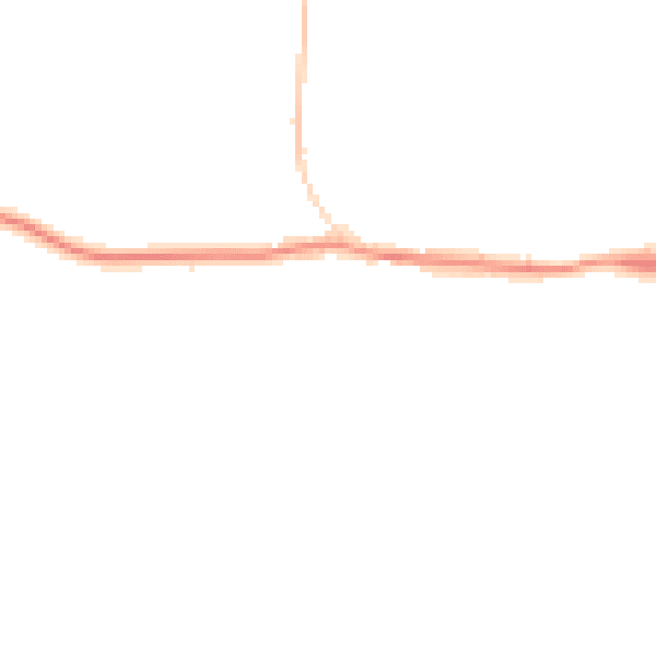 Night-time road noise heatmap for DY3 4AD