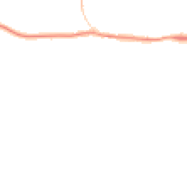 Night-time road noise heatmap for DY3 4BN