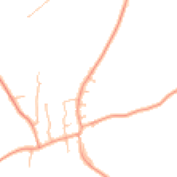 Daytime road noise heatmap for DY3 4NH
