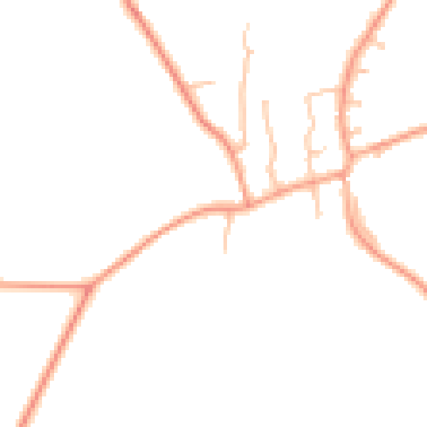 Daytime road noise heatmap for DY3 4NT