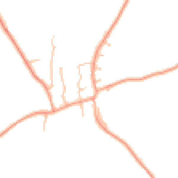 Daytime road noise heatmap for DY3 4NW