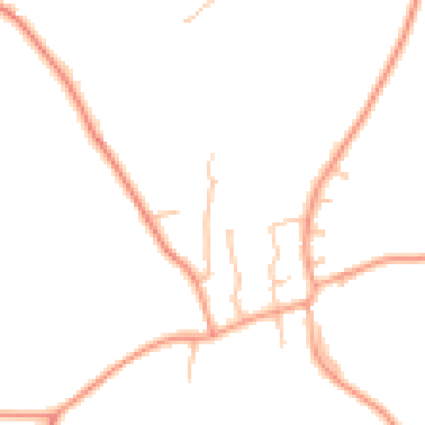 Daytime road noise heatmap for DY3 4PF