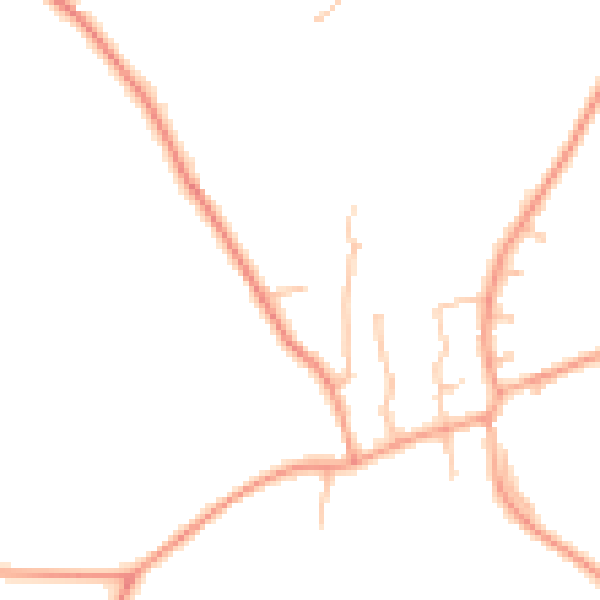 Daytime road noise heatmap for DY3 4PQ