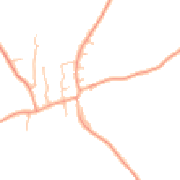 Daytime road noise heatmap for DY3 4PR