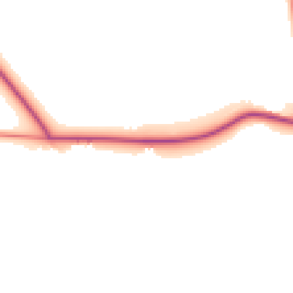 Daytime road noise heatmap for DY3 4PU