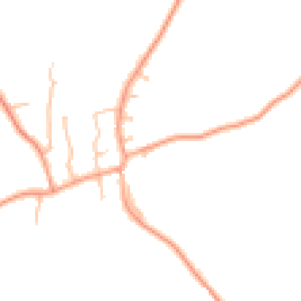 Daytime road noise heatmap for DY3 4PW
