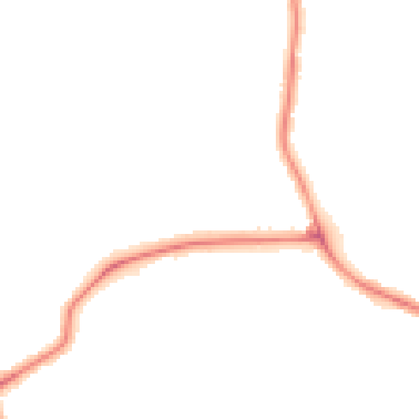 Night-time road noise heatmap for DY4 0AS