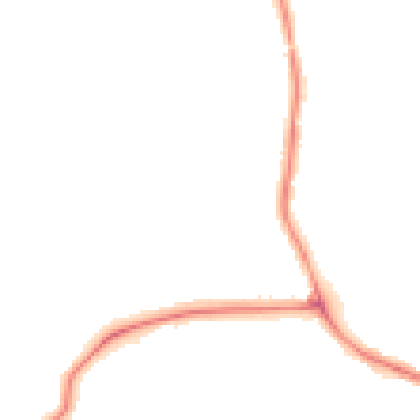 Night-time road noise heatmap for DY4 0AX