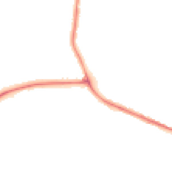 Night-time road noise heatmap for DY4 0BS