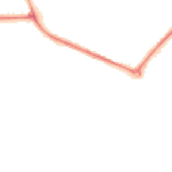 Night-time road noise heatmap for DY4 0YE