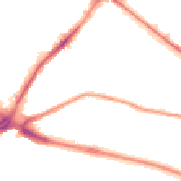 Night-time road noise heatmap for DY4 7GZ
