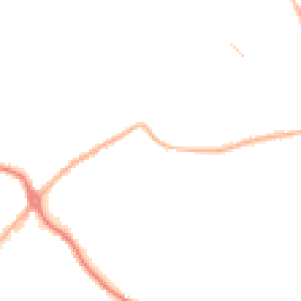 Night-time road noise heatmap for DY4 8QG