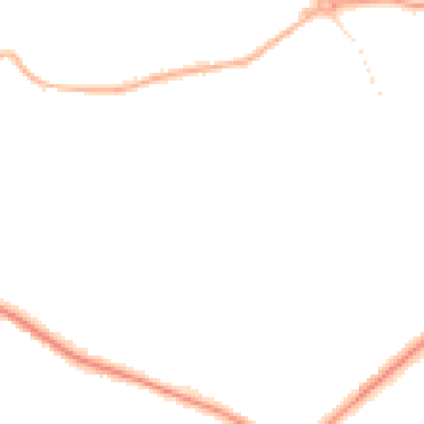 Night-time road noise heatmap for DY4 8SL