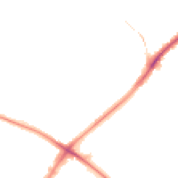 Night-time road noise heatmap for DY4 8SX