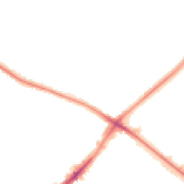 Night-time road noise heatmap for DY4 8UP
