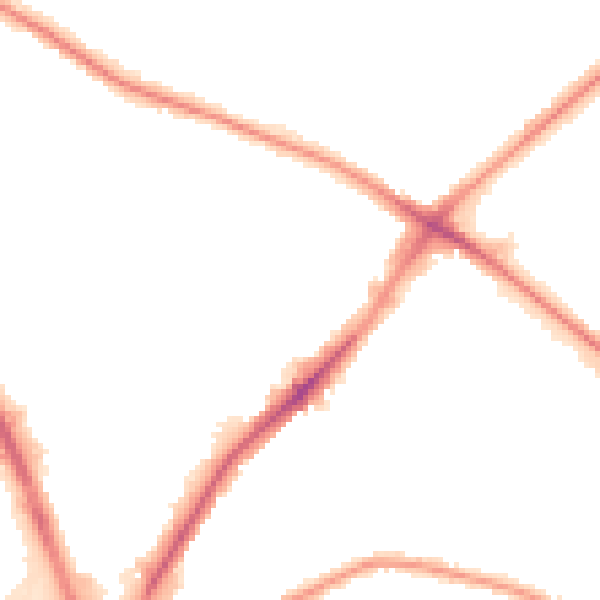 Night-time road noise heatmap for DY4 8XE