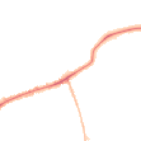 Night-time road noise heatmap for DY4 9JP