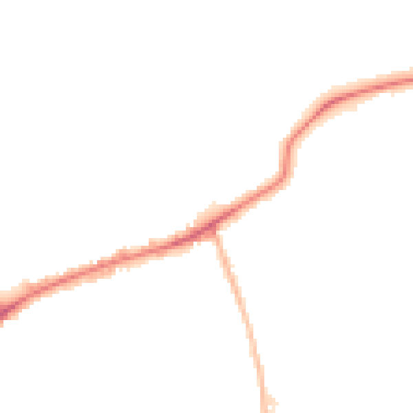 Night-time road noise heatmap for DY4 9JR