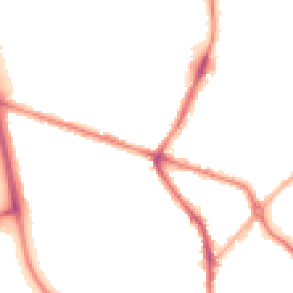 Night-time road noise heatmap for DY4 9SU