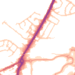 Daytime road noise heatmap for DY5 1AH