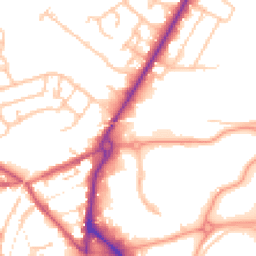 Daytime road noise heatmap for DY5 1AJ