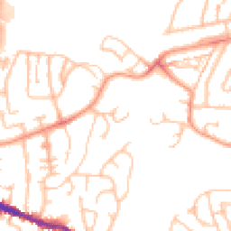 Daytime road noise heatmap for DY5 1AR
