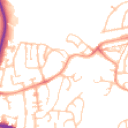 Daytime road noise heatmap for DY5 1AU