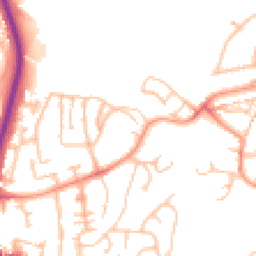 Daytime road noise heatmap for DY5 1AW