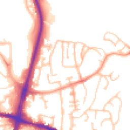 Daytime road noise heatmap for DY5 1BE
