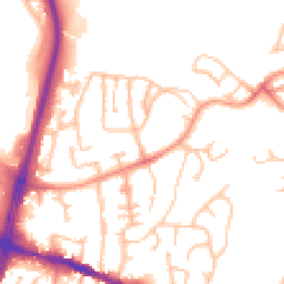 Daytime road noise heatmap for DY5 1BQ