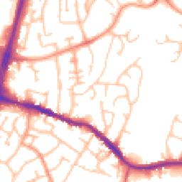 Daytime road noise heatmap for DY5 1ED