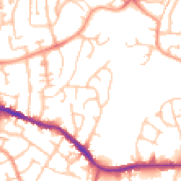 Daytime road noise heatmap for DY5 1EF