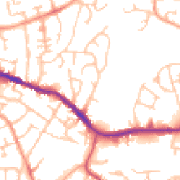 Daytime road noise heatmap for DY5 1EH