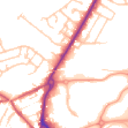 Daytime road noise heatmap for DY5 1LG
