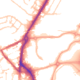 Daytime road noise heatmap for DY5 1LY