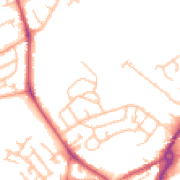 Daytime road noise heatmap for DY5 1PF